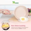 Ecoramic Oslo Wok Pan 28cm - IH Pink - Image 2