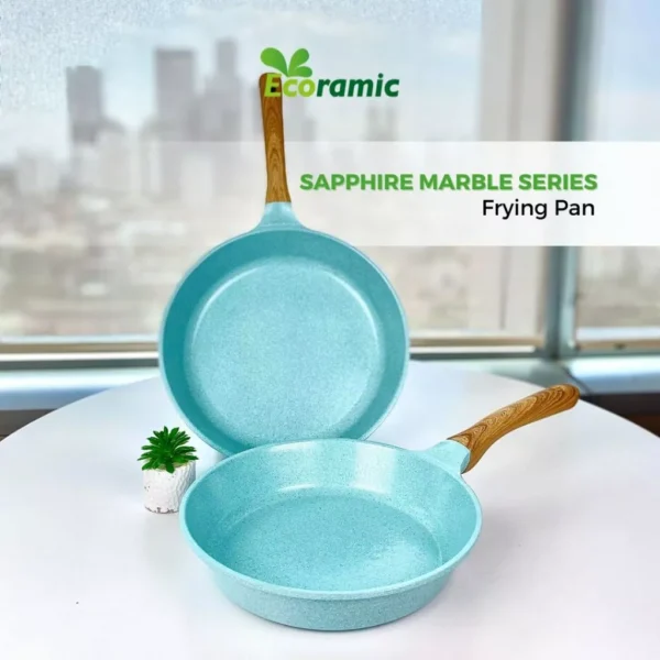 Ecoramic Sapphire Marble 28cm Fry Pan - Image 3